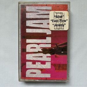 90s l Pearl Jam l Ten l Cassette Tape